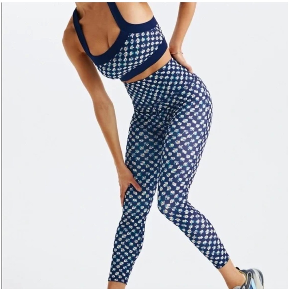 Fabletics PureLuxe Daisy Field Check Ultra High-Waisted 7/8 Legging
